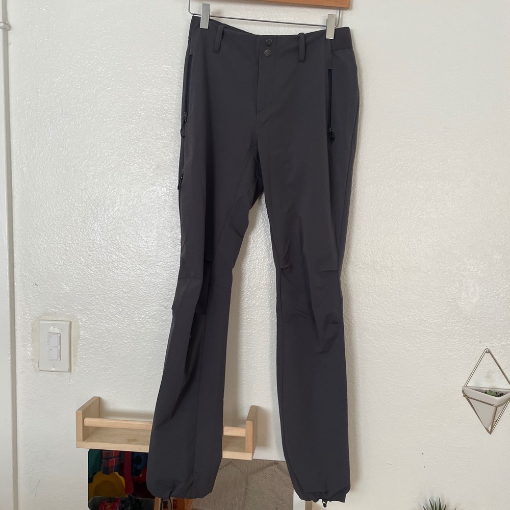 REI Co-op Womens XS Activator Pants Softshell Hiking Stretch Bungee Hem